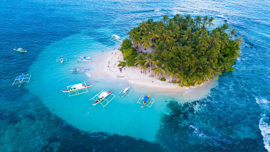 Guyam Island bei Siargo Philippinen
